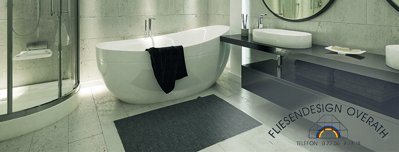 Badezimmer mit Badewanne von Fliesendesign Overath